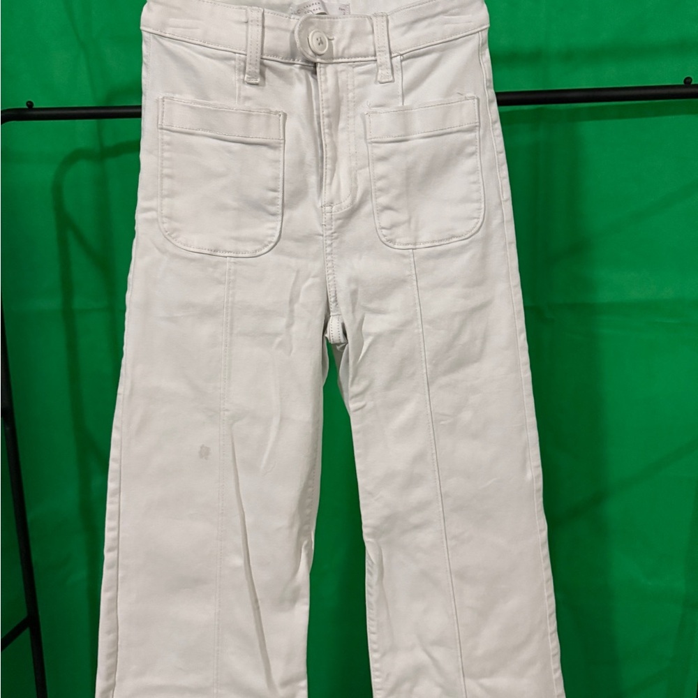 LC Lauren Conrad Cream Flare Pants